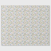 Stolz Regenbogen Tennis Wasserfarbe Geschenkpapier (Flach)