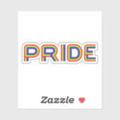 Stolz | Regenbogenbriefe Aufkleber (Blatt)