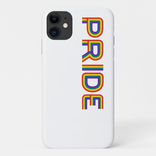 Stolz| Regenbogenbriefe Case-Mate iPhone Hülle (Rückseite)