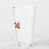 Stolz| Regenbogenbriefe Glas (Links)