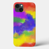 Stolz Regenbogenfarben Abstraktes Design Case-Mate iPhone Hülle (Rückseite)