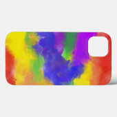 Stolz Regenbogenfarben Abstraktes Design Case-Mate iPhone Hülle (Rückseite (Horizontal))