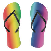 Stolz Regenbogenfarben Badesandalen (Fußbett)