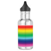 Stolz Regenbogenfarben lgbt lgbtq Edelstahlflasche (Links)