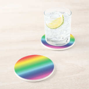 Stolz Regenbogenfarben lgbt lgbtq Getränkeuntersetzer