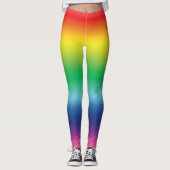 Stolz Regenbogenfarben lgbt lgbtq Leggings (Vorderseite)