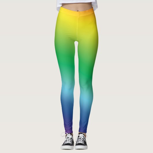 Stolz Regenbogenfarben lgbt lgbtq Leggings (Vorderseite)