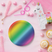 Stolz Regenbogenfarben lgbt lgbtq Party Pappteller (Party)