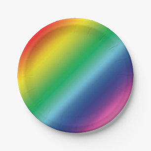 Stolz Regenbogenfarben lgbt lgbtq Party Pappteller