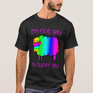 Stolz Regenbogenfarben Schwul super Gay - CSD - Ga T-Shirt