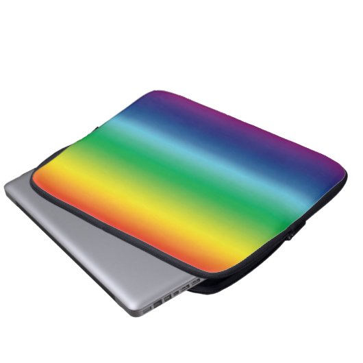 Stolz Regenbogenflagge Laptopschutzhülle (Vorne Knopf)