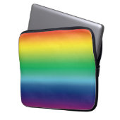 Stolz Regenbogenflagge Laptopschutzhülle (Vorderseite Links)