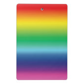 Stolz Regenbogenflagge Mini Klemmbrett (Rückseite)