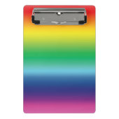 Stolz Regenbogenflagge Mini Klemmbrett (Vorderseite)