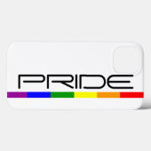 Stolz-Regenbogenflagge modernes und schlankes Desi Case-Mate iPhone Hülle (Rückseite (Horizontal))