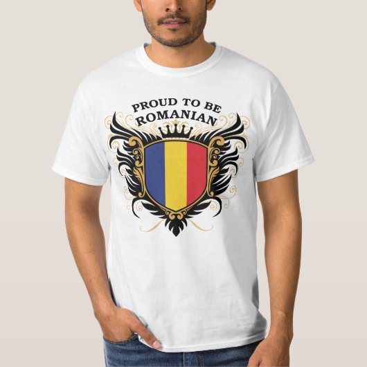 Stolz, rumänisch zu sein T-Shirt (Vorderseite)