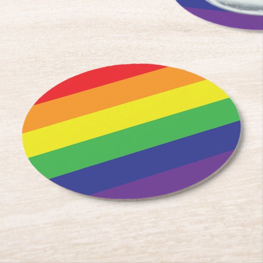 Stolz Runder Pappuntersetzer (Angewinkelt)