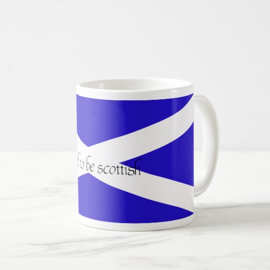 stolz, schottisch zu sein kaffeetasse (VorderseiteRechts)