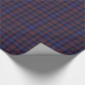 Stolz Schottlandtartan-des karierten Geschenkpapier (Ecke)