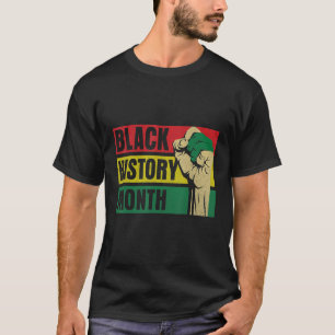 Stolz Schwarzer Amerikaner Melanin Pride Black H T-Shirt