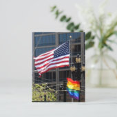 Stolz schweben sie postkarte (Stehend Vorderseite)