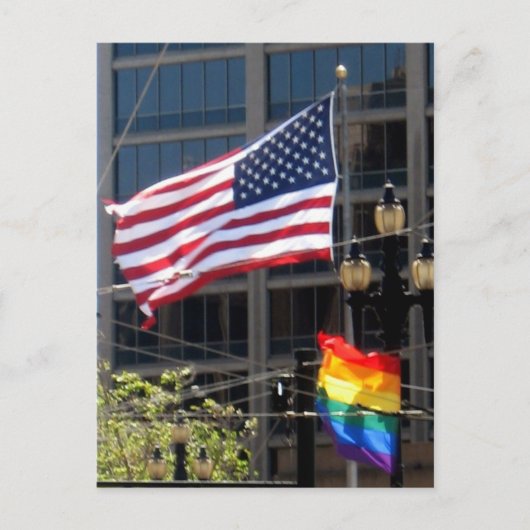 Stolz schweben sie postkarte (Vorderseite)