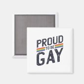 Stolz, schwul zu sein magnet (Vorderseite/Rückseite)