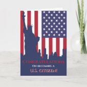 Stolz sei ein neuer amerikanischer Glückwunsch Bür Karte (Vorderseite)