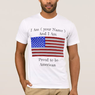 Stolz sein amerikanischer Stil T-Shirt