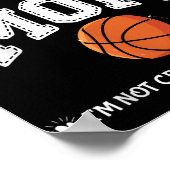 Stolz Senior Mama 2026 Abschluss Basketball Player Poster (Ecke)