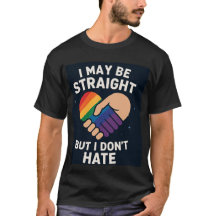 Stolz-Shirt für Straight-Allies, die nicht hasserf