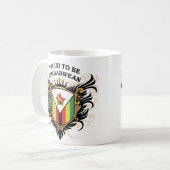 Stolz, simbabwisch zu sein kaffeetasse (Vorderseite Links)