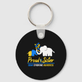 Stolz Sister World Down Syndrome Awareness Day Ele Schlüsselanhänger (Vorderseite)