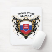 Stolz, slowakisch zu sein mousepad (Mit Mouse)