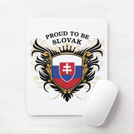 Stolz, slowakisch zu sein mousepad (Mit Mouse)