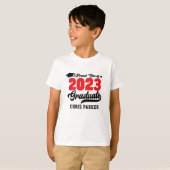 Stolz SON eines 2023 Graduate Red Bold Script T-Shirt (Vorne ganz)
