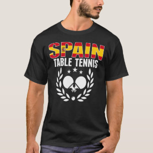 Stolz Spanien Tischtennis Spanische Pingpong Unter T-Shirt