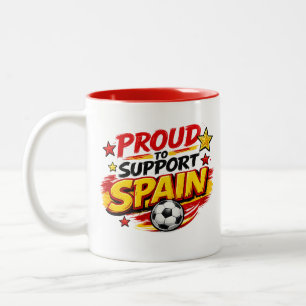 STOLZ, SPANIEN ZU UNTERSTÜTZEN Tasse Patriotisch