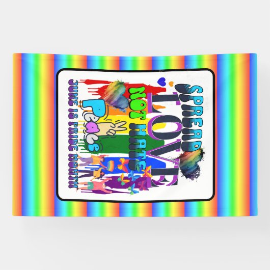 Stolz | Spread Liebe nicht hassen Banner (Horizontal)