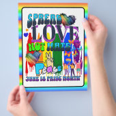 Stolz | Spread Liebe nicht hassen Flyer (Hand)