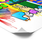 Stolz | Spread Liebe nicht hassen Fotodruck (Ecke)