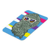 Stolz Statue  Magnet (Linke Seite)