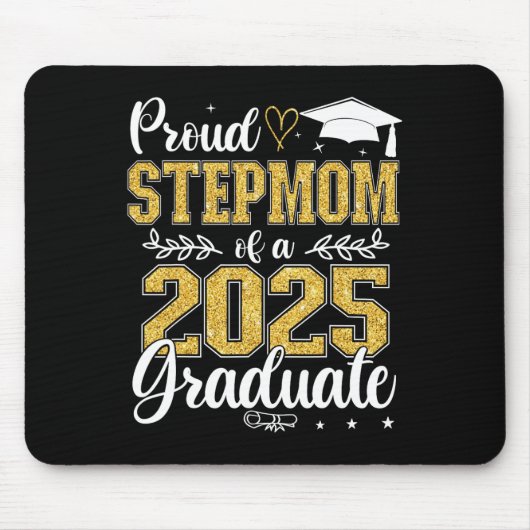 Stolz Stepmuth mit einer Cl of 2025 Graduate Senio Mousepad (Vorne)