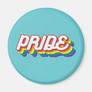 Stolz Stil der 70er Jahre Magnet