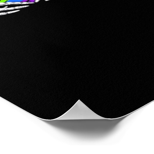 Stolz - Stolze SkelettHände mit Herz 2 Klassik Poster (Ecke)