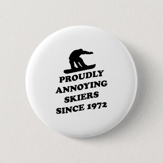 Stolz störenSkiiers seit 1972 Button