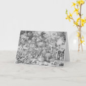 Stolz (Superbia), die sieben Toten Sünden Karte (Gelbe Blume)