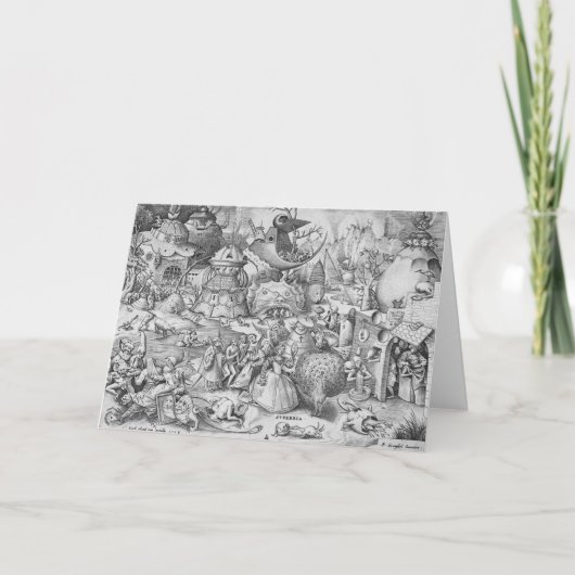 Stolz (Superbia), die sieben Toten Sünden Karte (Vorderseite)