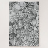 Stolz (Superbia), die sieben Toten Sünden Puzzle (Vertikal)