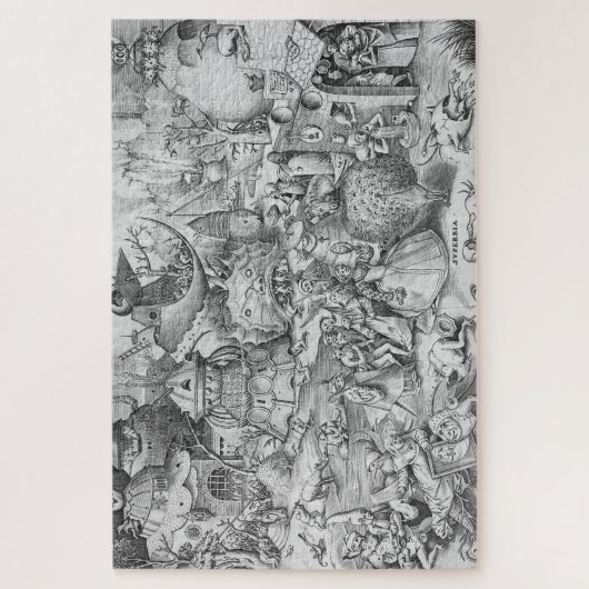 Stolz (Superbia), die sieben Toten Sünden Puzzle (Vertikal)